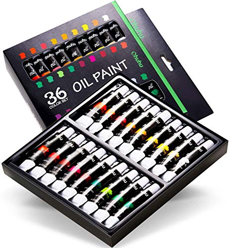 36 Oil Based Colors Oil Paint Set (36 Count)