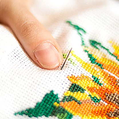 6 Pieces Aida Cloth 14 Count White