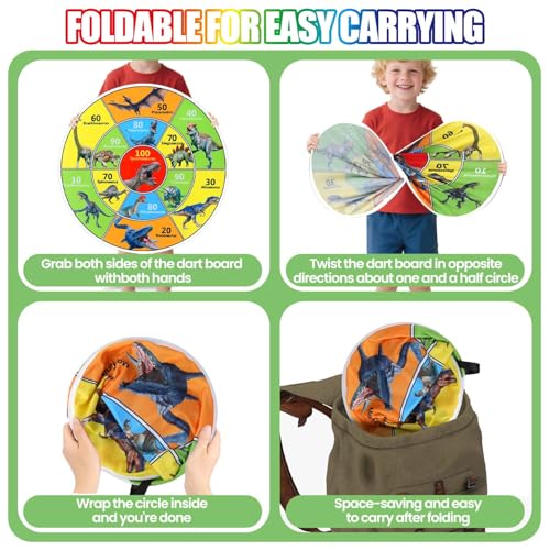 30 Inch LED Dart Board Kids Game (12 Count)