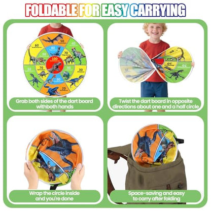 30 Inch LED Dart Board Kids Game (12 Count)