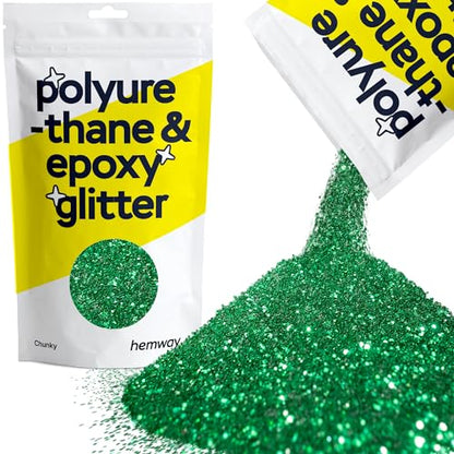 Resin Glitter Emerald Green 100g Chunky (3.5274 Ounce)
