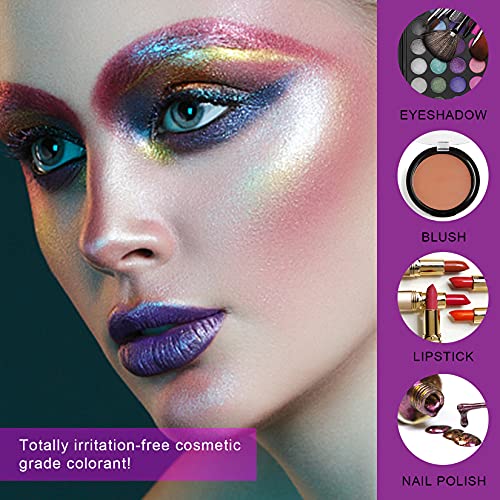 Mica Powder 32 Pearlescent Epoxy Resin Color Pigments Set (5.4 Ounce)