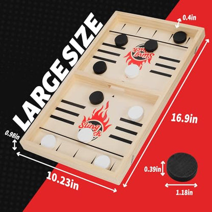 Large Fast Classic Slingshot Puck Game