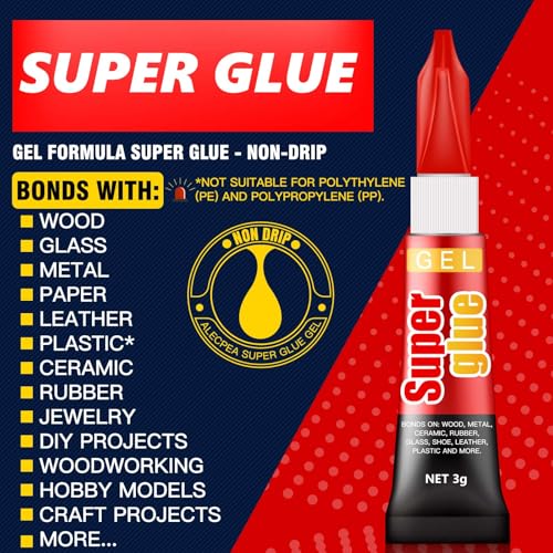 Super Glue Gel (48 Count)