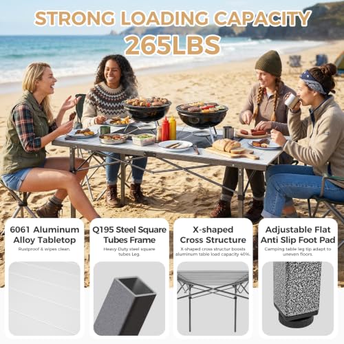 Large 53.5" Folding Camping Table