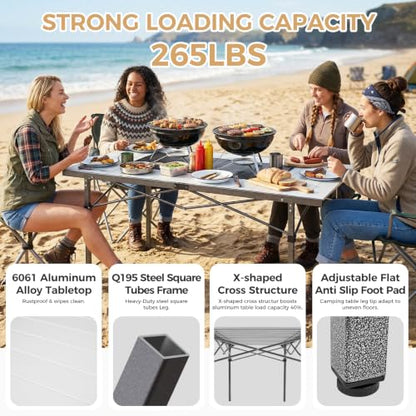 Large 53.5" Folding Camping Table
