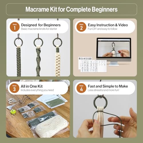 Macrame Kits for Beginners (3 Count)