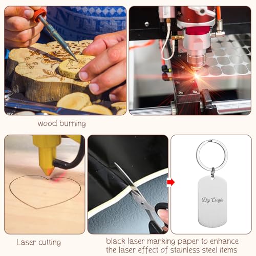 122 Pcs Laser Engraving Blanks