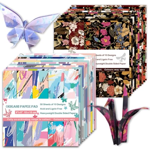 Origami Paper Kit 100 Sheets