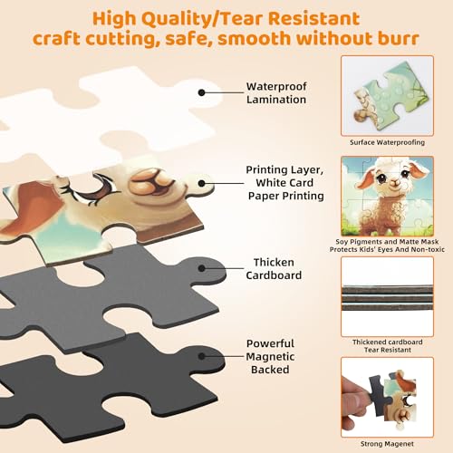 Magnetic Puzzles for Toddlers 3 (72 Count)