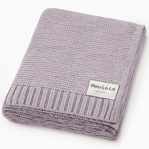 Heritage Knit Organic Swaddle Blanket for Girls