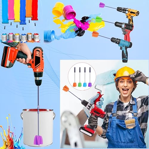 3 Sizes 6 Pack Paint Mixer (4 Count)