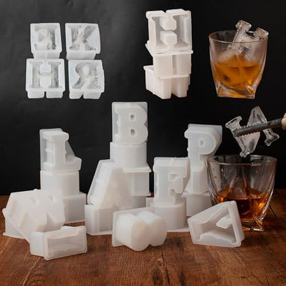 26 Pack A Z Letter Resin Casting Molds