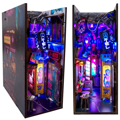 Neo Ramen MiniAlley DIY Cyberpunk Book Nook Kit