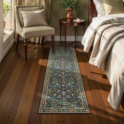 Boho Floral Kitchen Runner Rugs 2x5