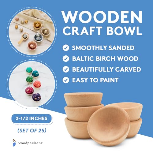 Wooden Craft Bowls Unfinished 2