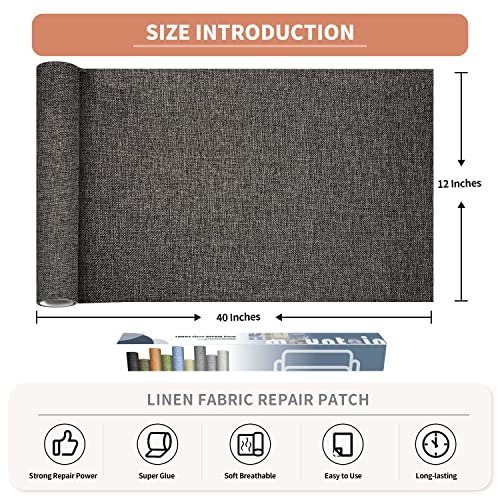 Coarse Linen Repair Patches