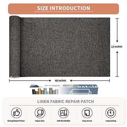 Coarse Linen Repair Patches