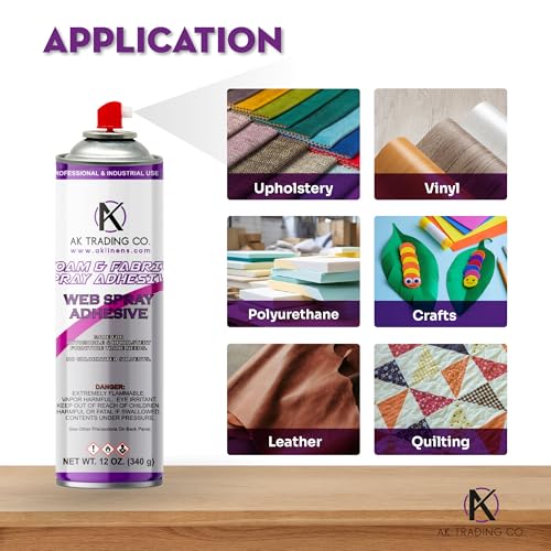 Professional Quality General Multipurpose Spray Adhesive (12 Ounce)