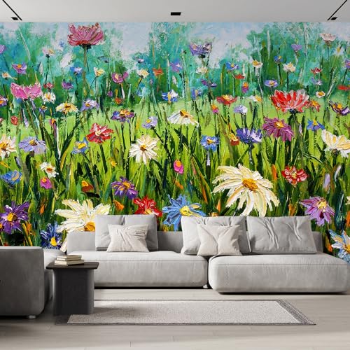 Wall Sticker Wall Mural Wildflower Abstract