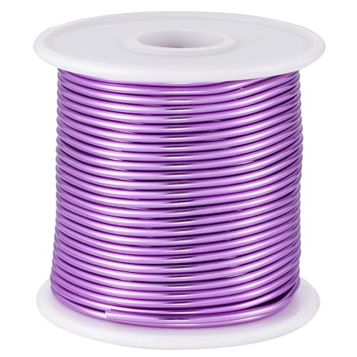 12 Gauge Light Purple Aluminum Craft Wire (103.68 Foot)