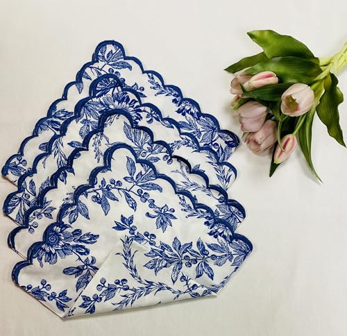 Hand Block Print Cloth Napkins (4 Count)