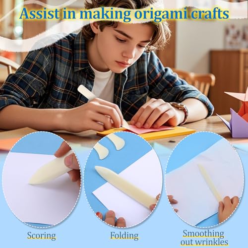 9 Pcs Bone Folder Tool Scoring Tool Bone Tool Paper Folding Tools