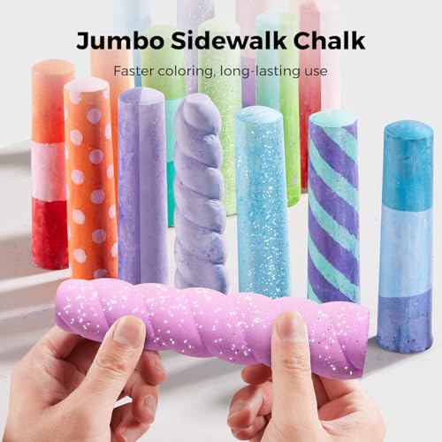 Sidewalk Chalk for Kids (38 Count)