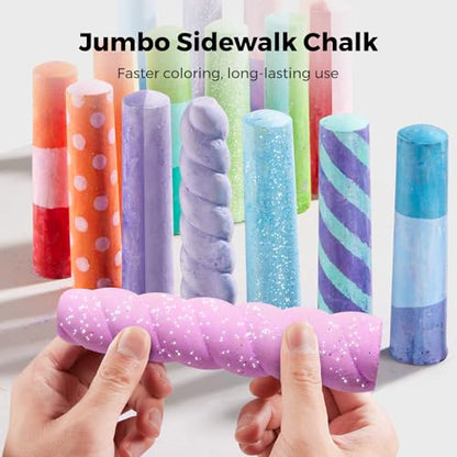 Sidewalk Chalk for Kids (38 Count)