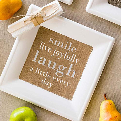 Brown Paper Luncheon Napkin (20 Count)