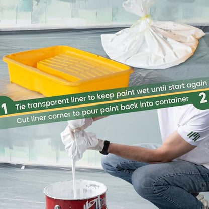 18 Inch Paint Tray Liners (5 Count)