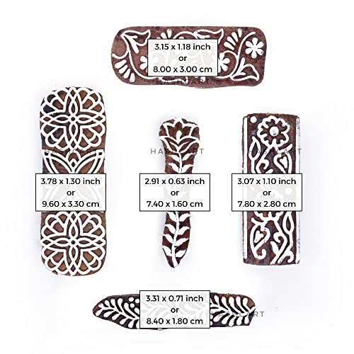 Mehndi Print Blocks (5 Count)