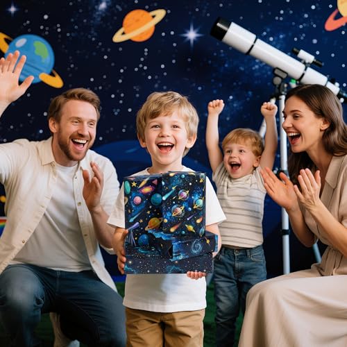 12 Sheet Galaxy Telescope Wrapping Paper (12 Count)