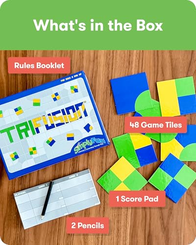 Trifusion Visual Mapping Strategy Board Game for Kids