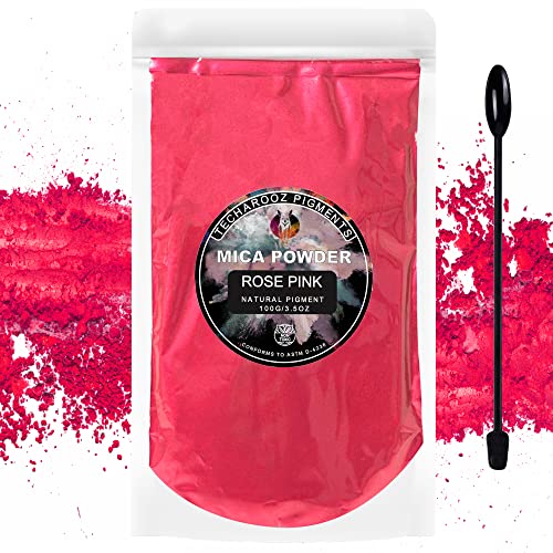 Rose Pink Mica Powder for Epoxy Resin 100g