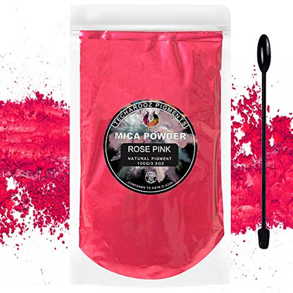 Rose Pink Mica Powder for Epoxy Resin 100g