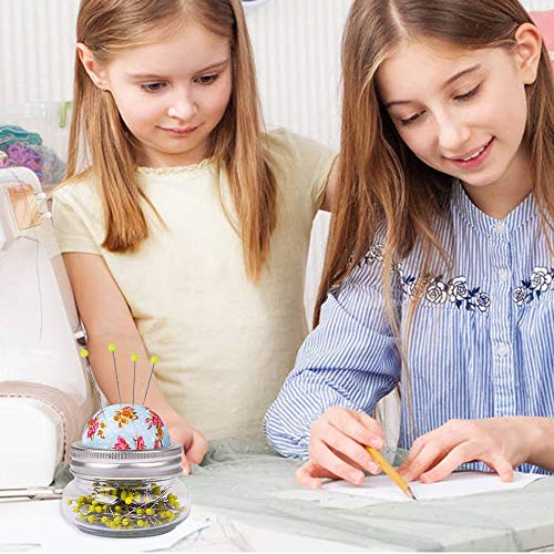 Pin Cushion Kit with Glass Bottle (200 Count)