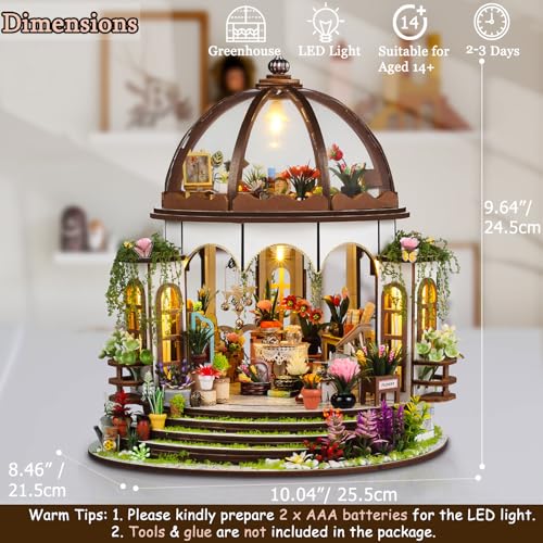 DIY Miniature House Kit with Furniture for Kids Teens Adults Aged 14+