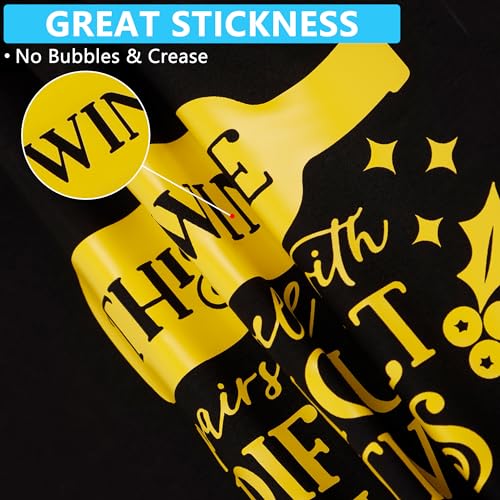 Yellow HTV Heat Transfer Vinyl Rolls