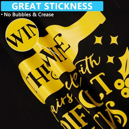 Yellow HTV Heat Transfer Vinyl Rolls