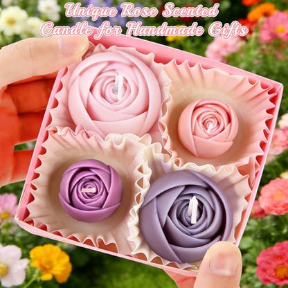 Rose Candle Mold (2 Count)