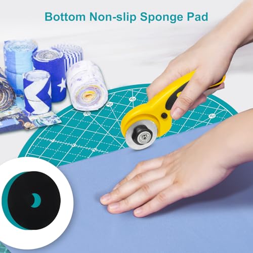 10"x10" Round Rotating Cutting Mat