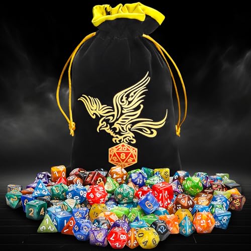 20 Sets Polyhedral Dice (140 Count)