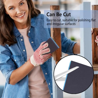 16 Pack 150 Grits Sanding Sponge Medium Sanding Block (16 Count)
