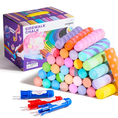 51 PCS Sidewalk Chalk for Kids (51 Count)