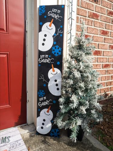 Large Christmas Stencils 35.4" Porch Sign Stencils Holiday Stencil (12 Count)