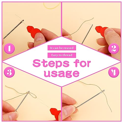 Needle Threaders for Hand Sewing Embroidery Needle Threader Tool 20pcs for Hand Sewing (20 Count)