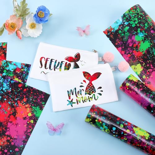 Multicolor Splash Heat Transfer Vinyl