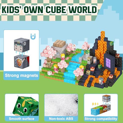 100PCS Magnetic Blocks (100 Count)