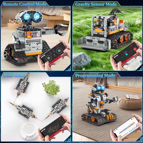 5in1 STEM Robot Building Kit for Kids 6 (688 Count)